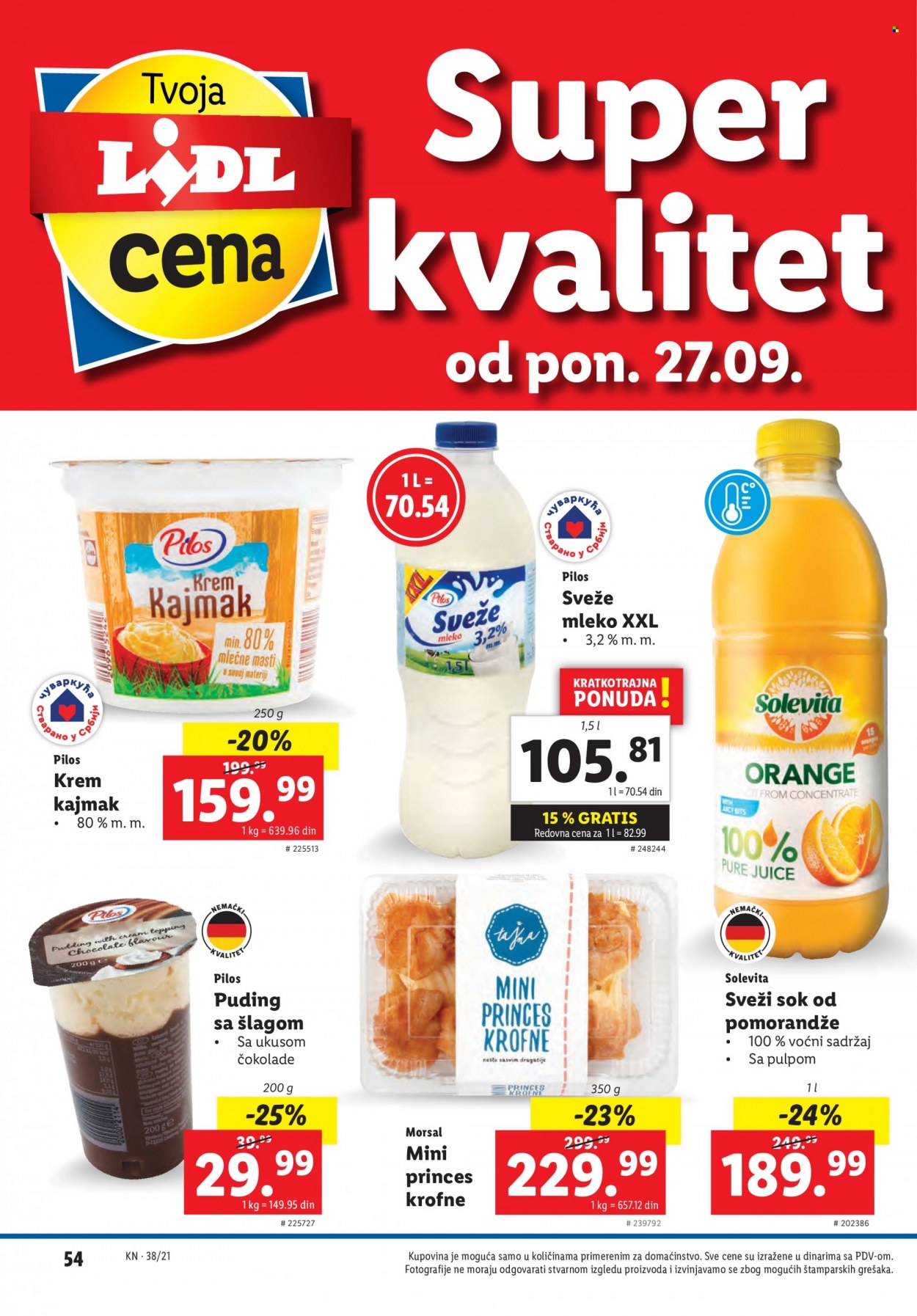 Lidl katalog - 23.09.2021 - 29.09.2021. Stranica 54
