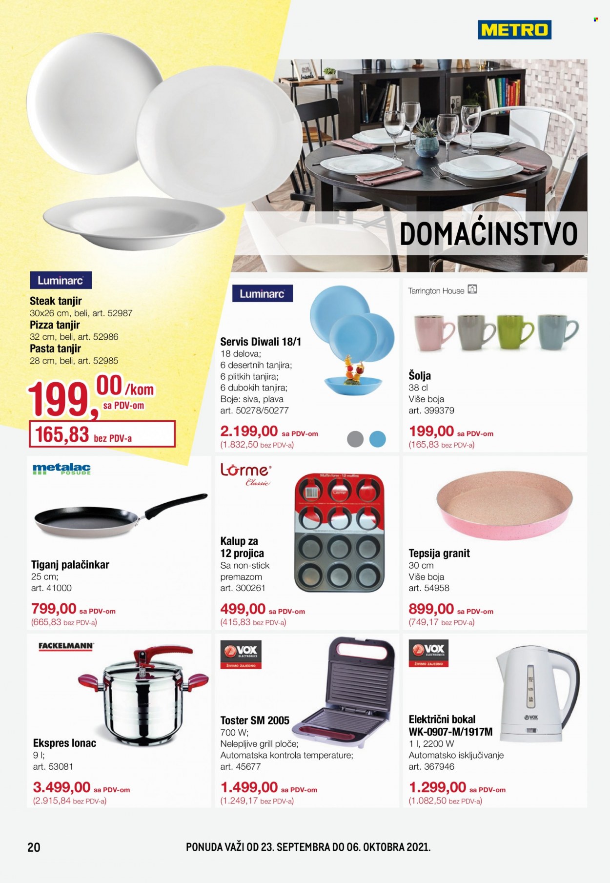 Metro katalog - 23.09.2021 - 06.10.2021. Stranica 20