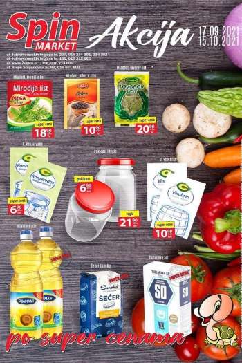 Spin Market katalog - 17.09.2021 - 15.10.2021.