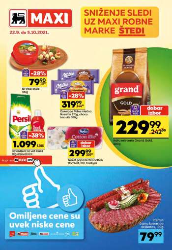 Maxi katalog - 22.09.2021 - 05.10.2021.