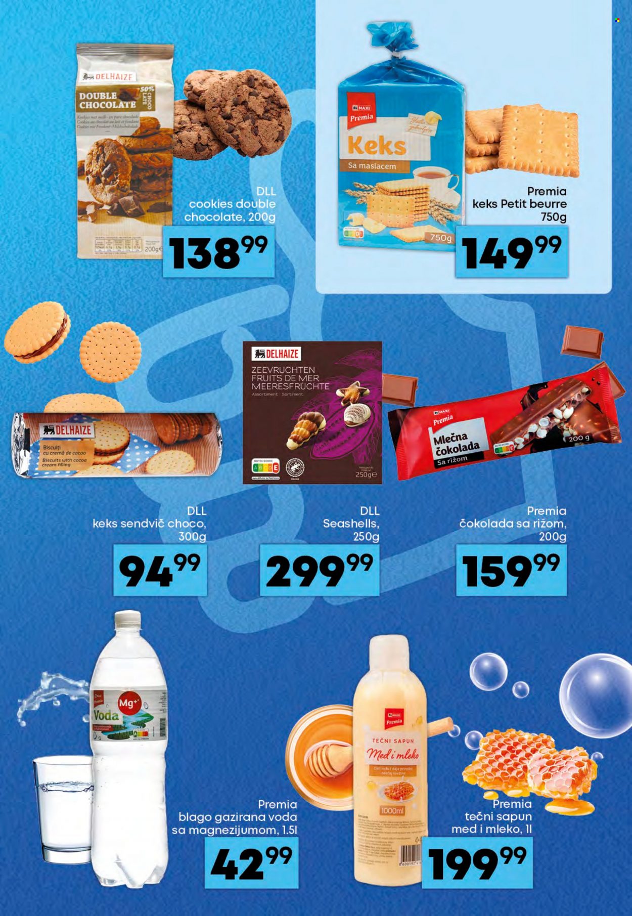 thumbnail - Maxi katalog - 22.09.2021 - 05.10.2021 - Proizvodi na akciji - gazirana voda, voda, čokolada, keks, piškote, Mer, sapun, deterdžent za sudove, tečni sapun. Stranica 5.