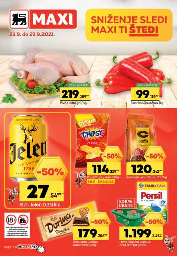 Maxi katalog - 23.09.2021 - 29.09.2021.