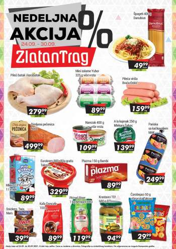 Zlatan Trag katalog - 24.09.2021 - 30.09.2021.