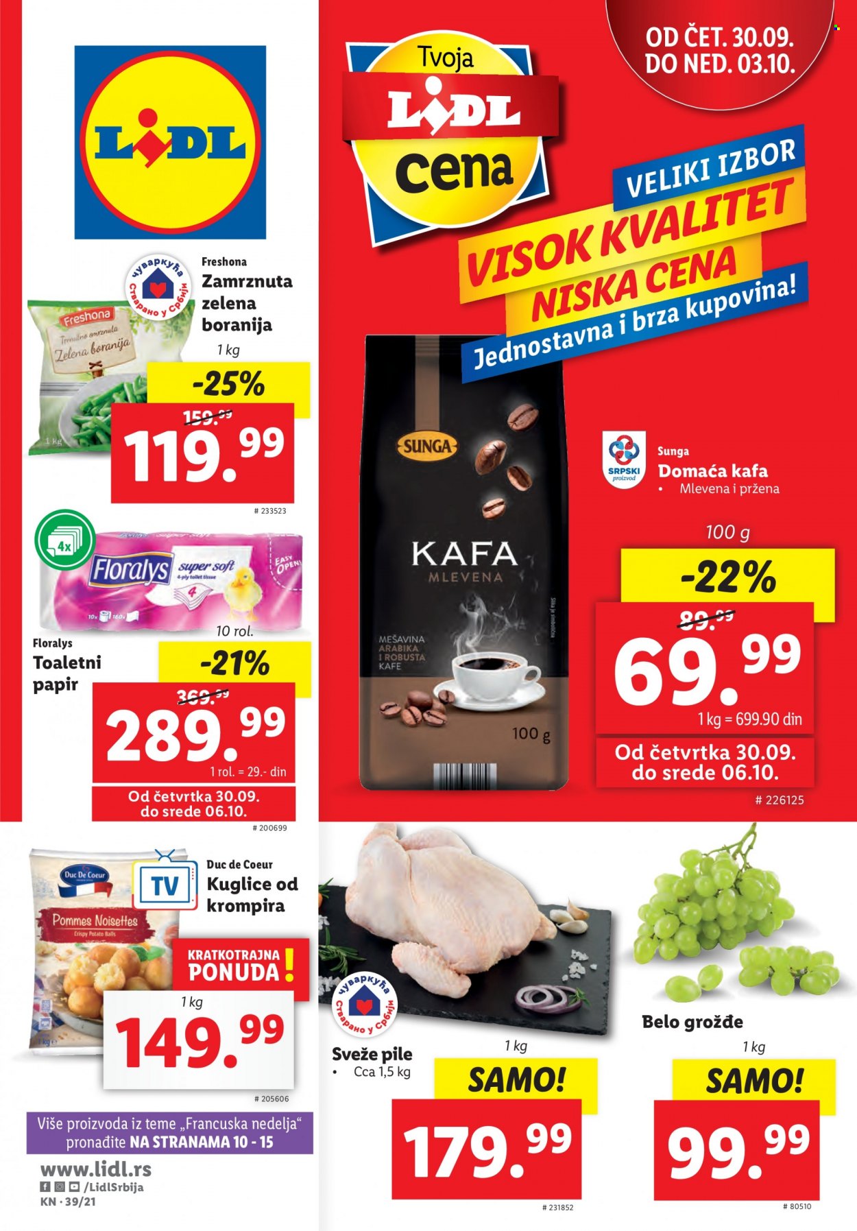 Lidl katalog - 30.09.2021 - 06.10.2021. Stranica 1