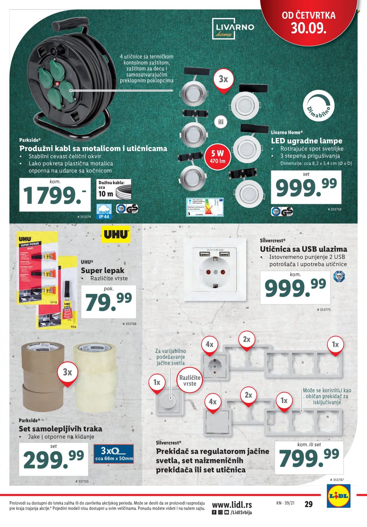 Lidl katalog - 30.09.2021 - 06.10.2021. Stranica 29