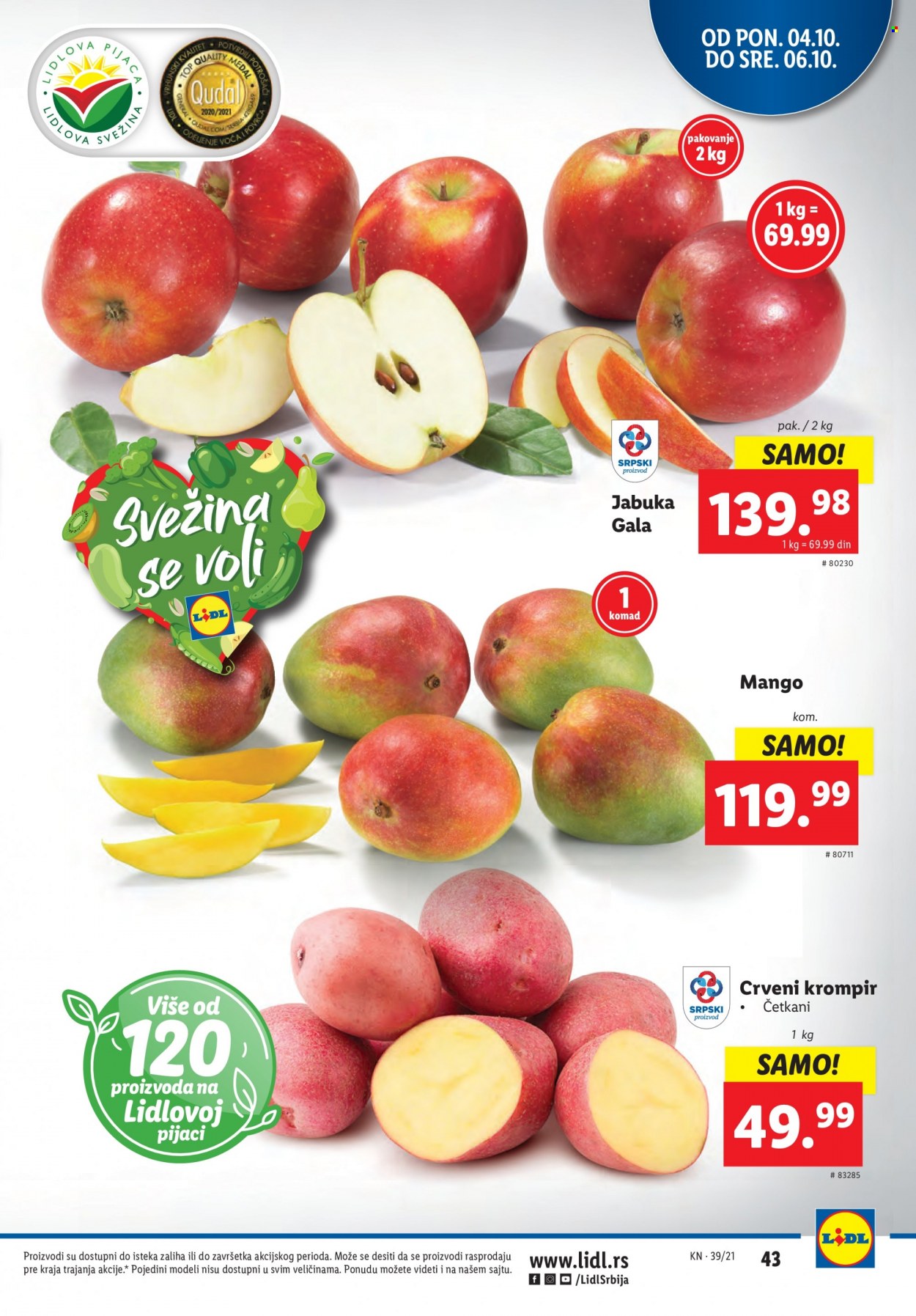 Lidl katalog - 30.09.2021 - 06.10.2021. Stranica 43