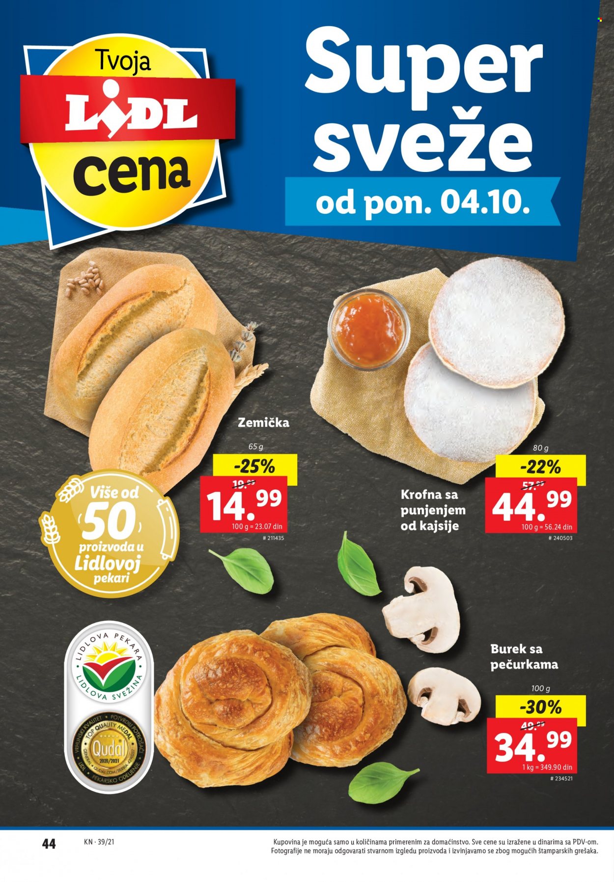 Lidl katalog - 30.09.2021 - 06.10.2021. Stranica 44