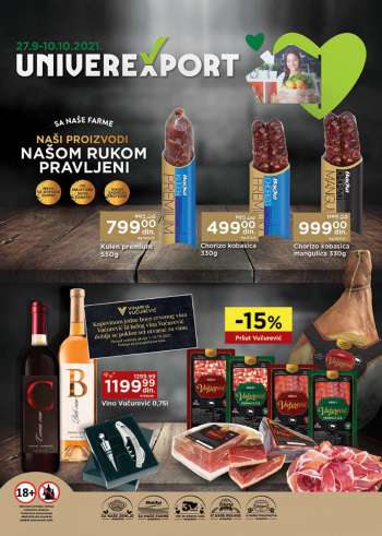 Univerexport katalog - 27.09.2021 - 10.10.2021.