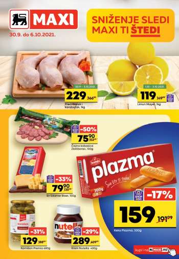 Maxi katalog - 30.09.2021 - 06.10.2021.