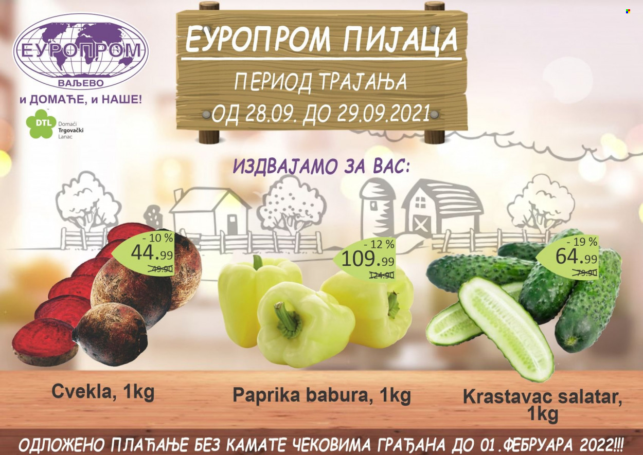 Europrom katalog - 28.09.2021 - 29.09.2021. Stranica 1
