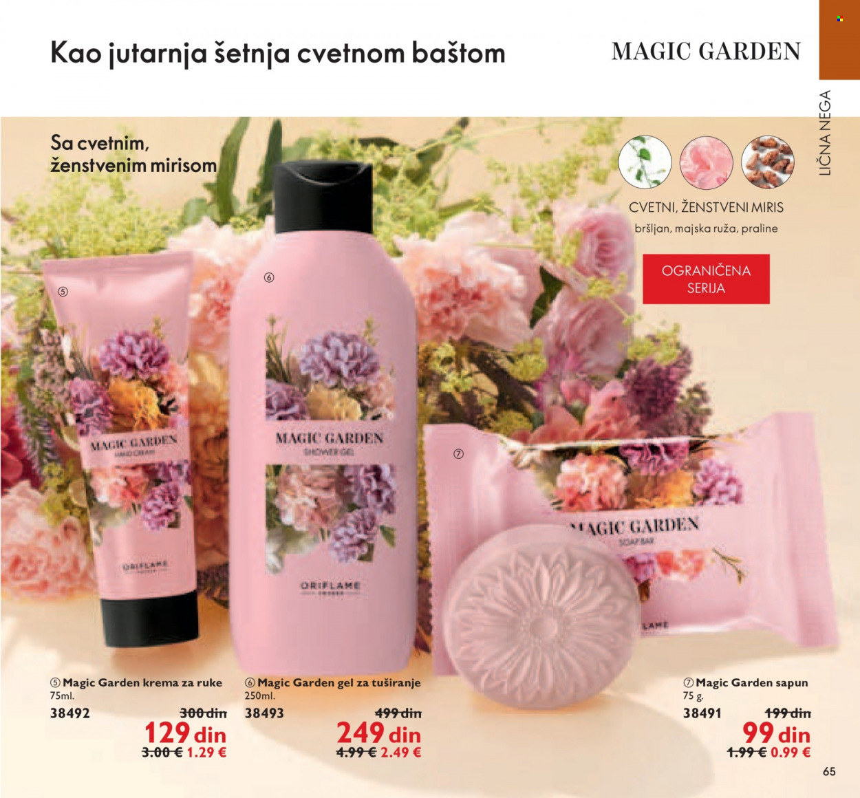 thumbnail - Oriflame katalog - 01.10.2021 - 31.10.2021 - Proizvodi na akciji - gel za tuširanje, sapun, Love Nature, krema, 2 u 1 šampon, šampon, krema za ruke. Stranica 65.