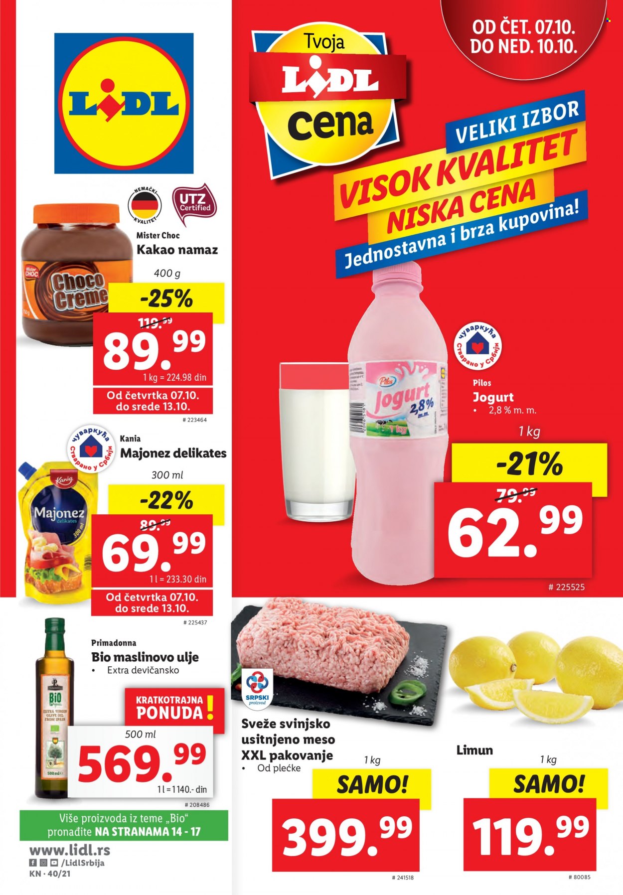 Lidl katalog - 07.10.2021 - 13.10.2021. Stranica 1