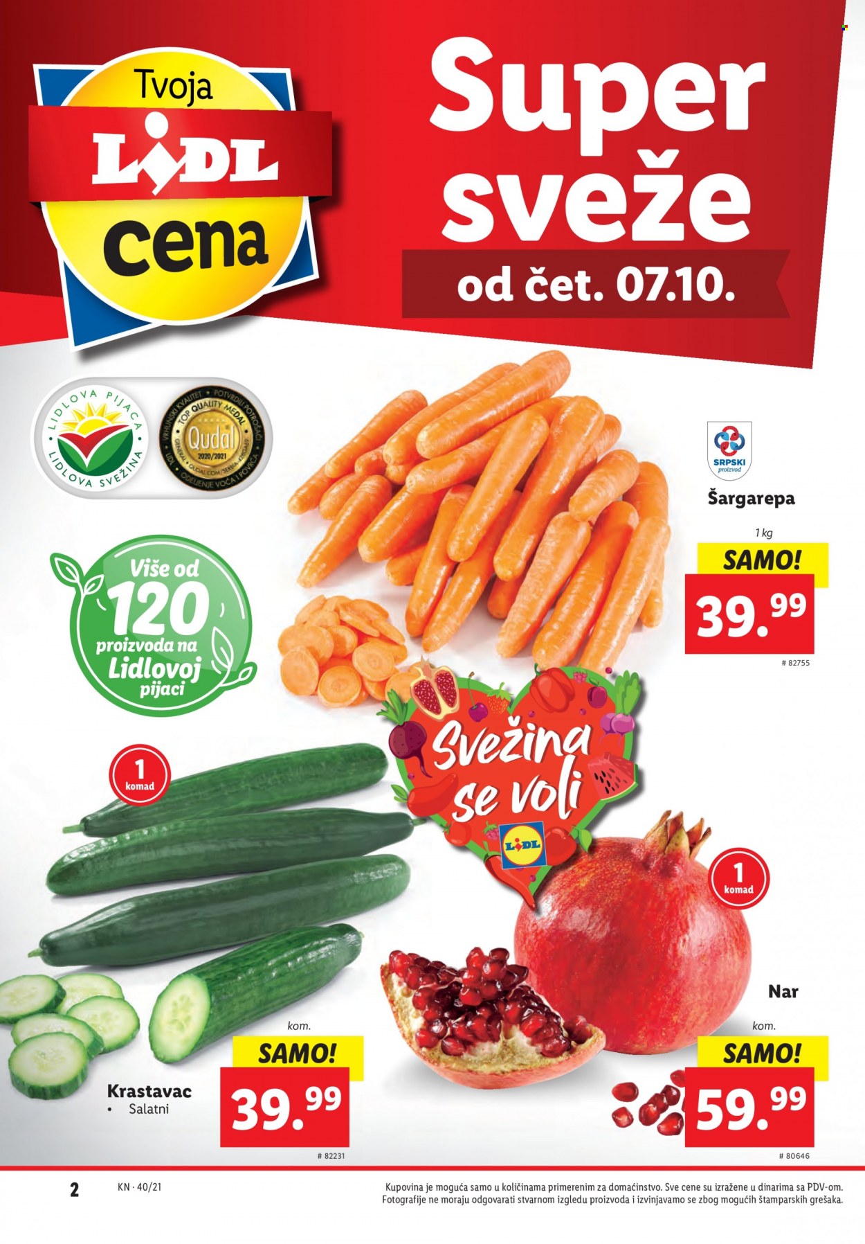 Lidl katalog - 07.10.2021 - 13.10.2021. Stranica 2