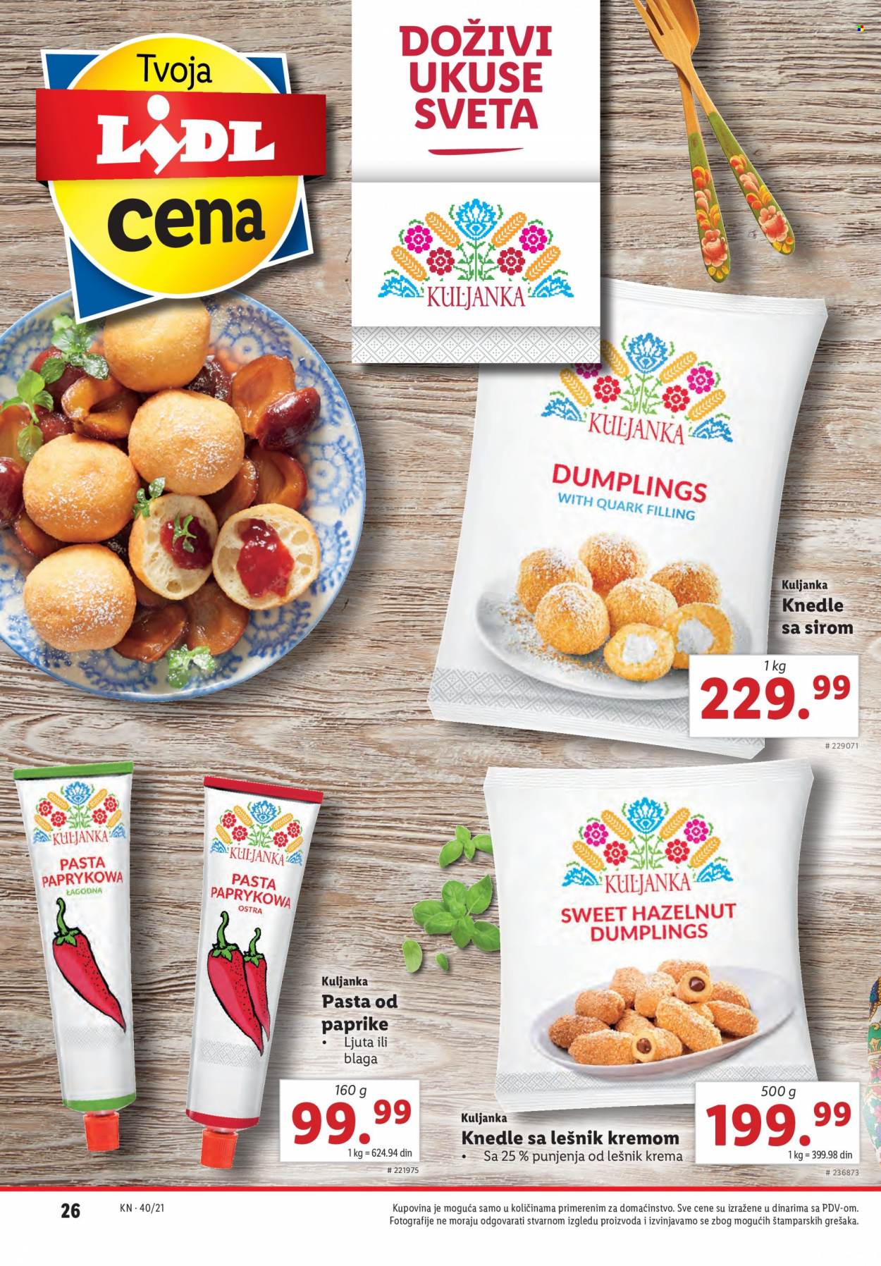 Lidl katalog - 07.10.2021 - 13.10.2021. Stranica 26