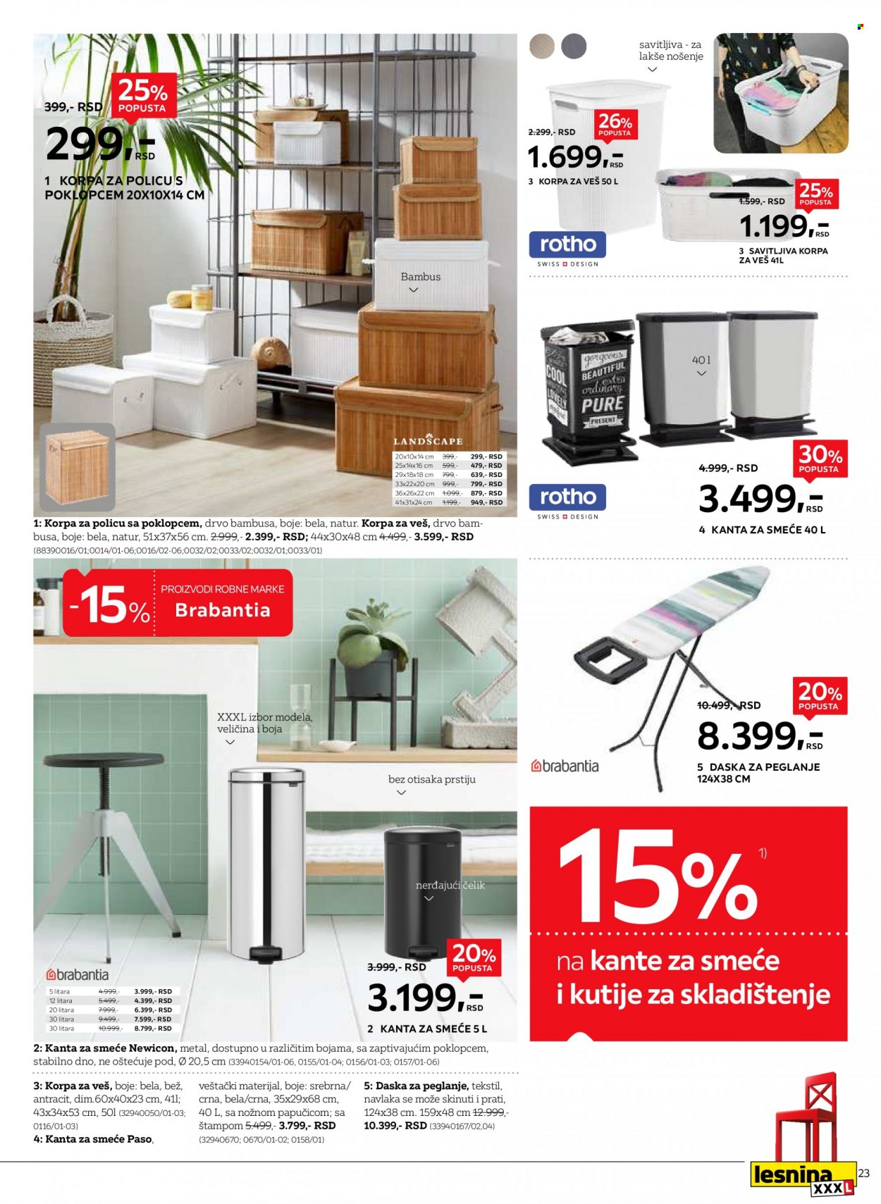 Lesnina XXXL katalog - 04.10.2021 - 31.10.2021. Stranica 23