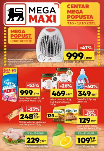 Mega Maxi katalog - 07.10.2021 - 13.10.2021.