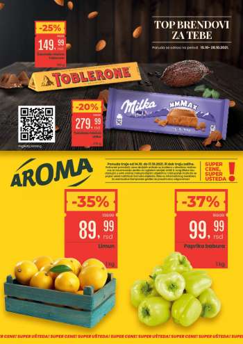 Aroma Market katalog - 14.10.2021 - 17.10.2021.