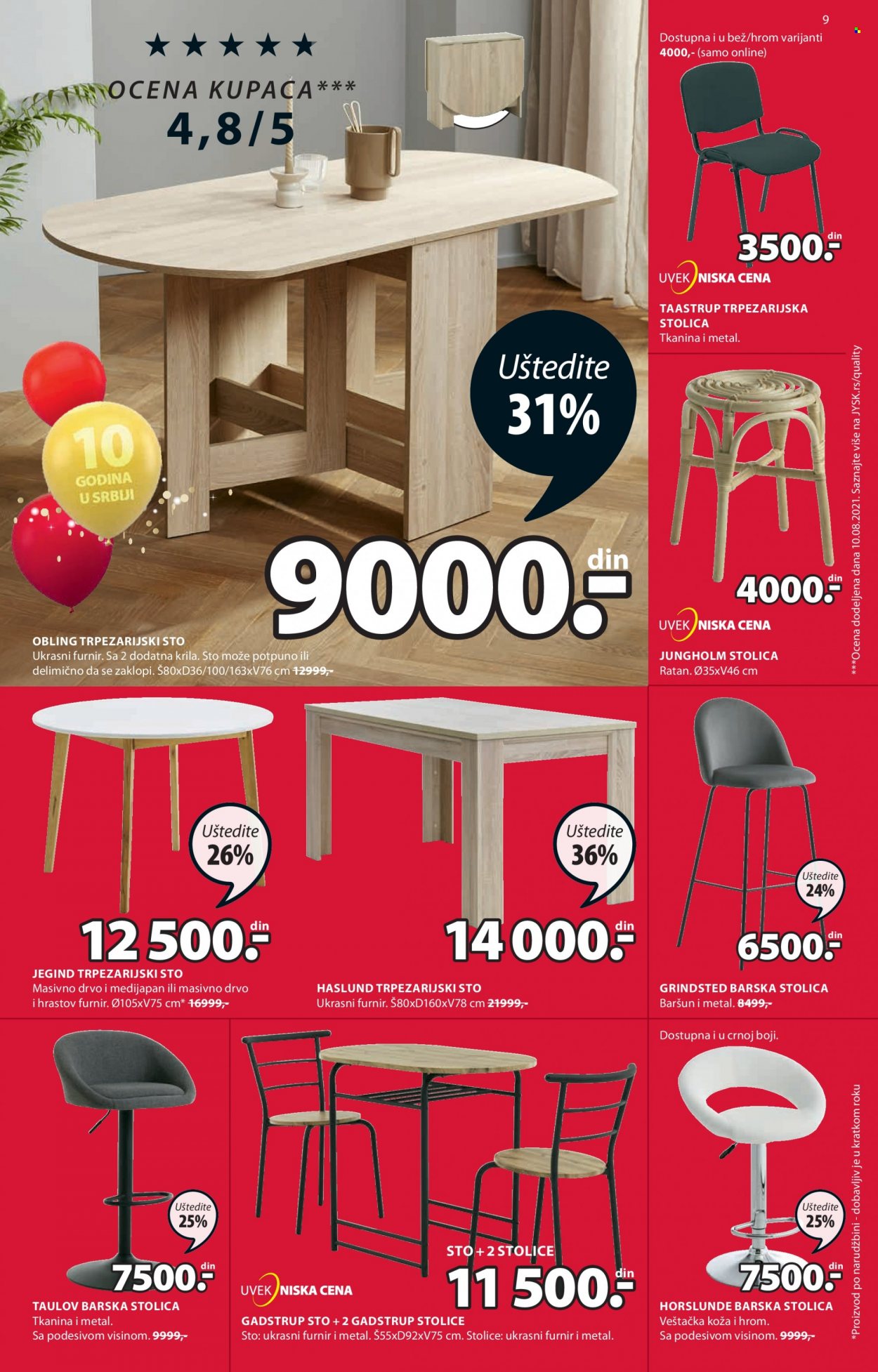 JYSK katalog - 14.10.2021 - 27.10.2021. Stranica 9