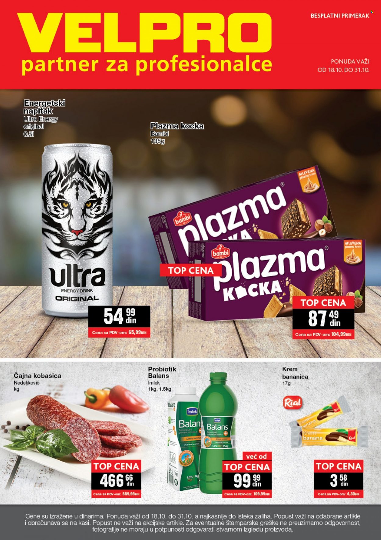 Velpro katalog - 18.10.2021 - 31.10.2021. Stranica 1