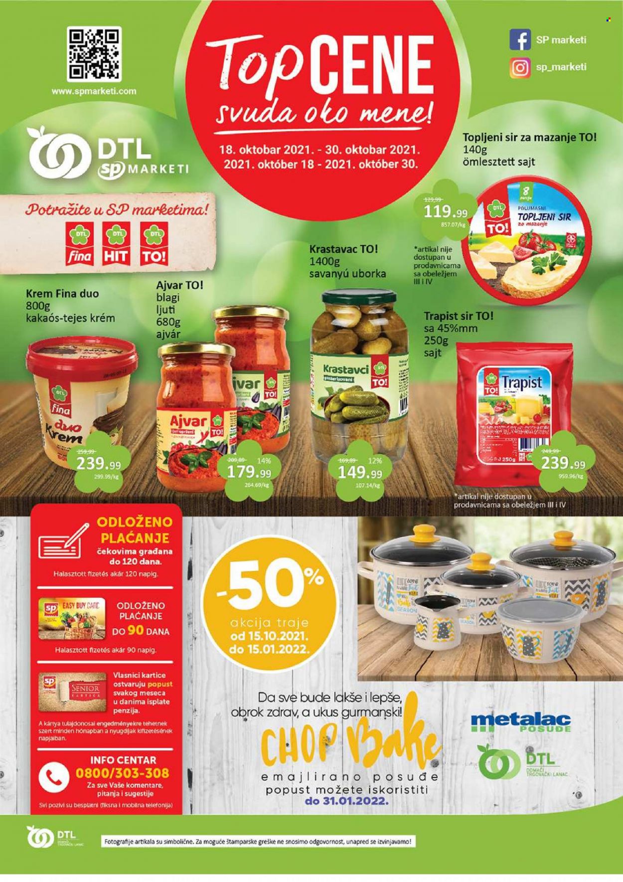 Senta Promet katalog - 18.10.2021 - 30.10.2021. Stranica 1