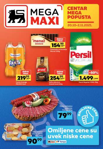 Mega Maxi katalog - 20.10.2021 - 02.11.2021.