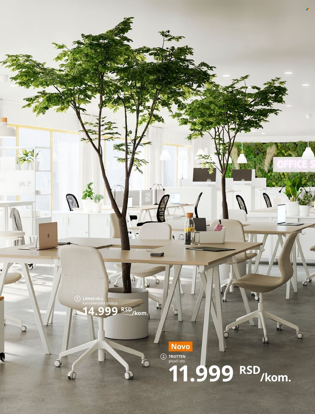 thumbnail - IKEA katalog - Proizvodi na akciji - sto, stolica, pisaći sto, kancelarijska stolica. Stranica 4.