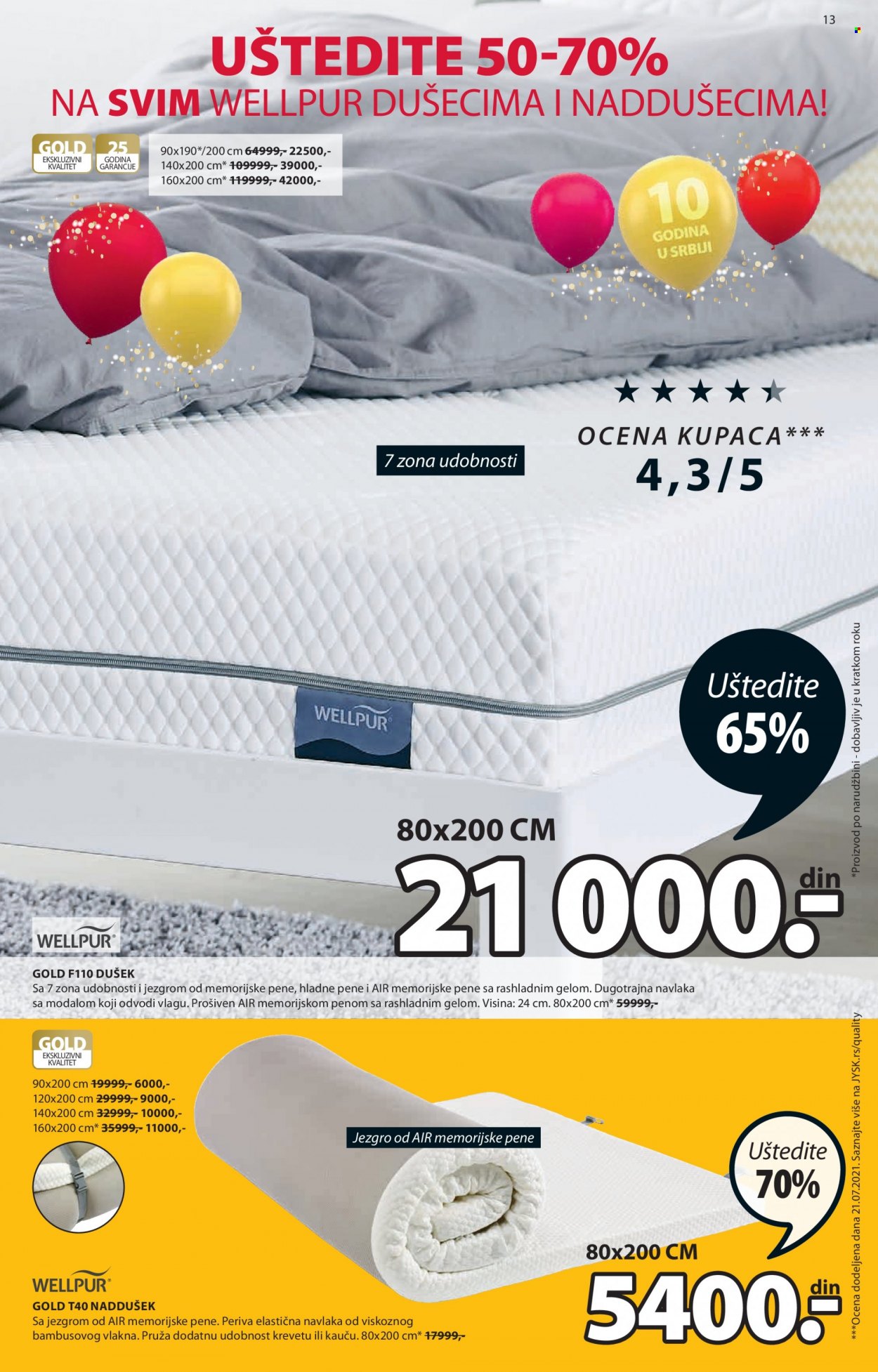 JYSK katalog - 21.10.2021 - 03.11.2021. Stranica 13