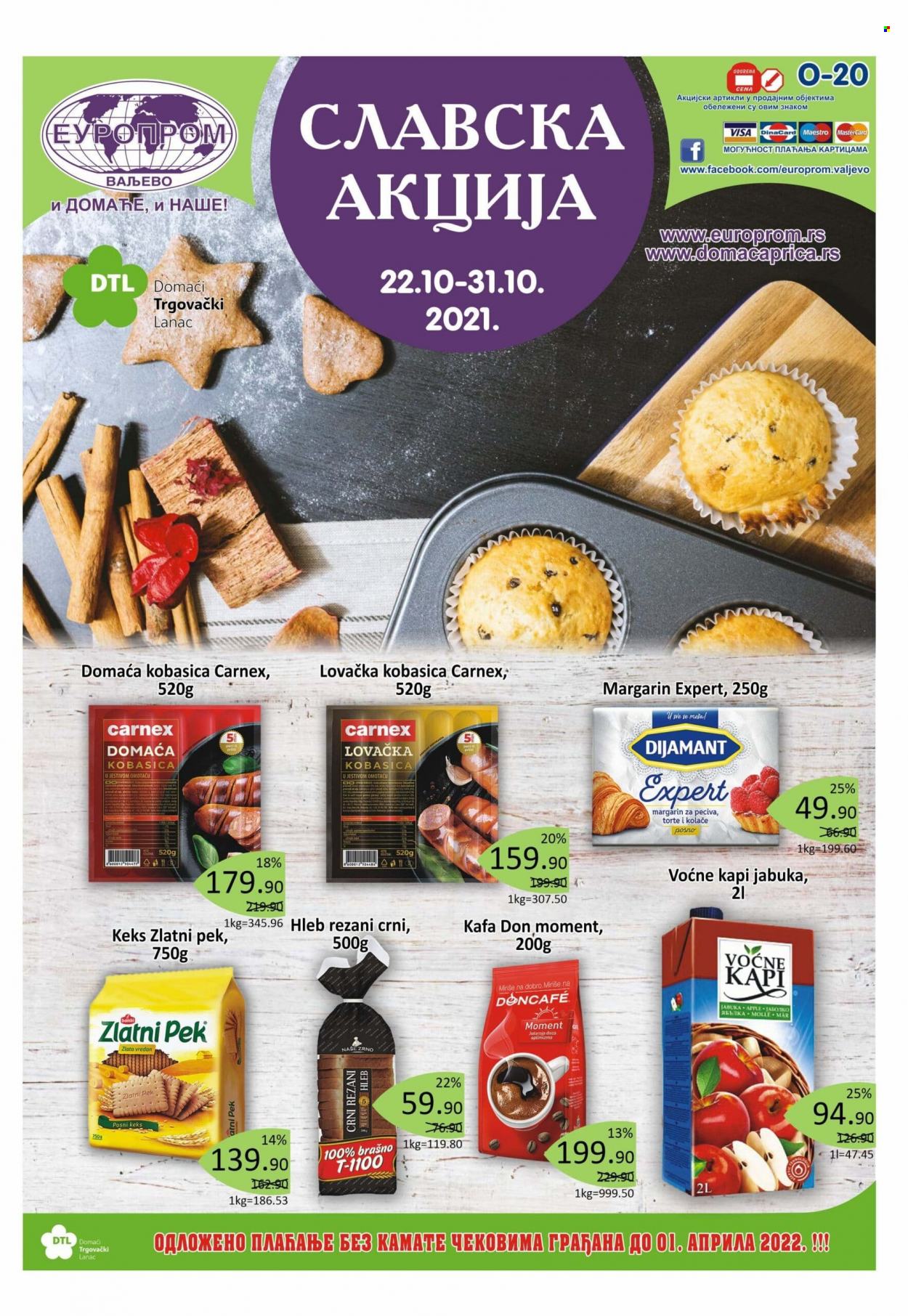 Europrom katalog - 22.10.2021 - 31.10.2021. Stranica 1