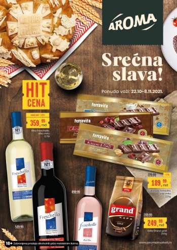 Aroma Market katalog - 22.10.2021 - 08.11.2021.