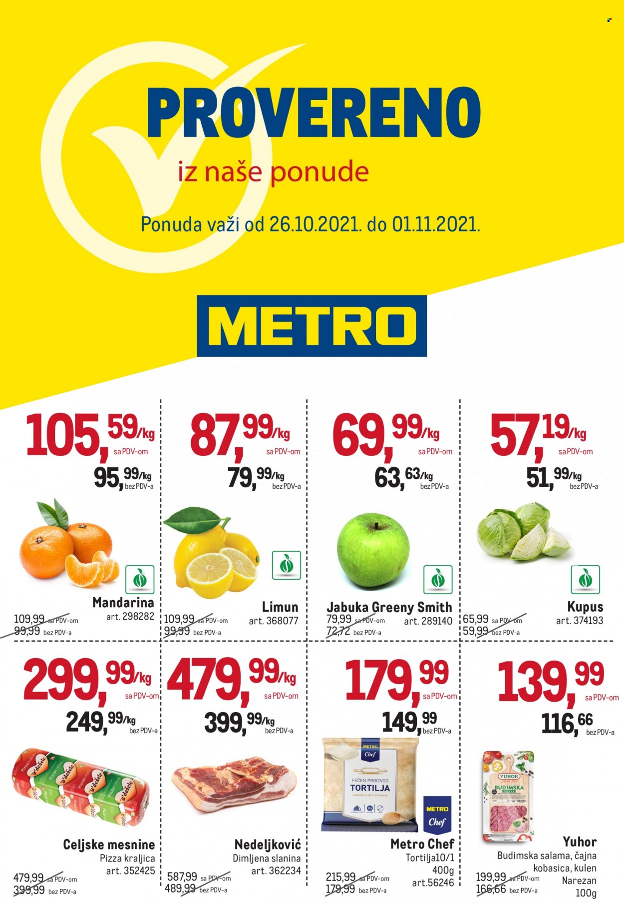 Metro katalog - 26.10.2021 - 01.11.2021. Stranica 1