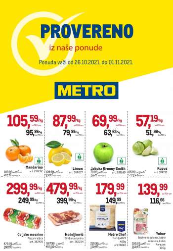Metro katalog - 26.10.2021 - 01.11.2021.