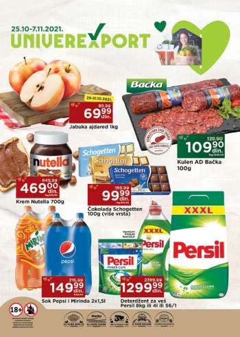Univerexport katalog - 25.10.2021 - 07.11.2021.