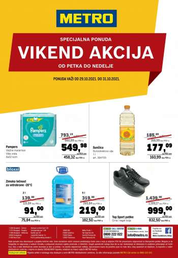 Metro katalog - 29.10.2021 - 31.10.2021.