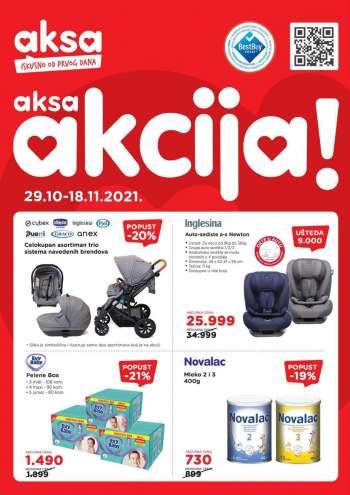 Aksa katalog - 29.10.2021 - 18.11.2021.