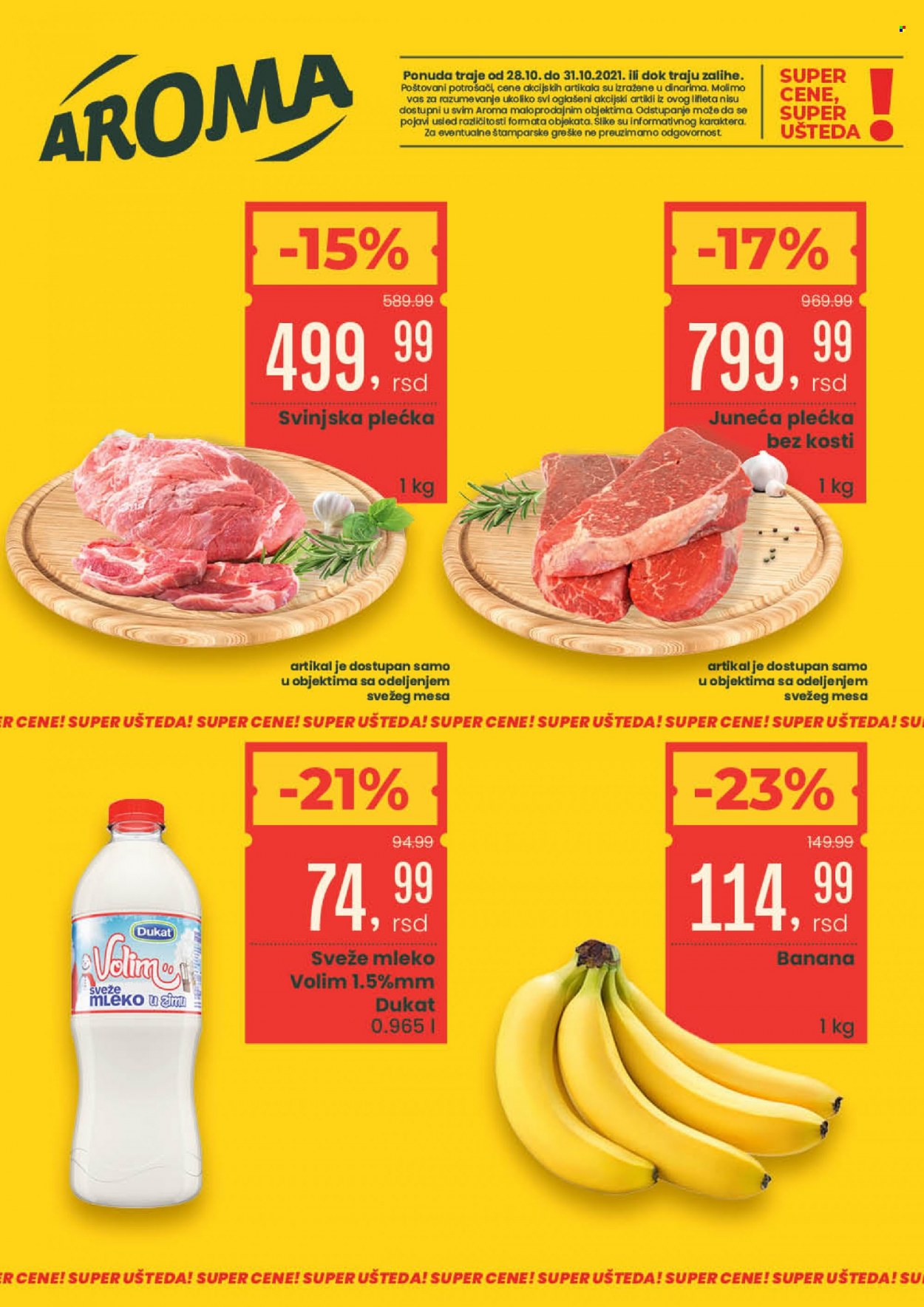 Aroma Market katalog - 28.10.2021 - 31.10.2021. Stranica 1