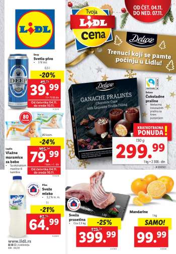 Lidl katalog - 04.11.2021 - 10.11.2021.