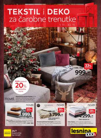 Lesnina XXXL katalog - 01.11.2021 - 30.11.2021.