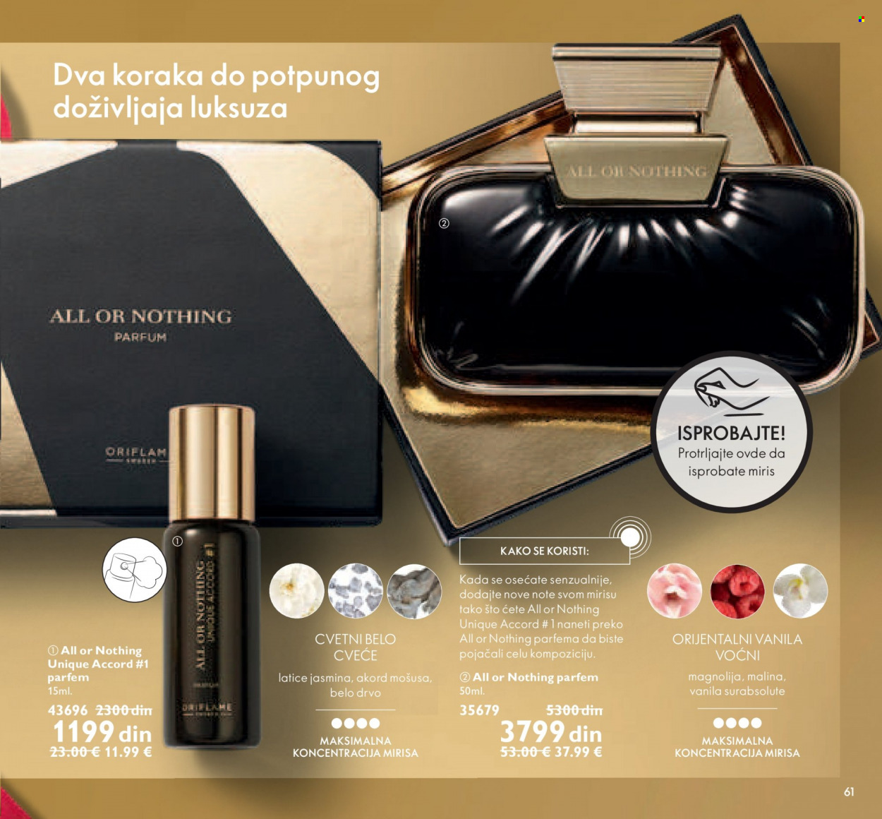 Oriflame katalog - 01.11.2021 - 30.11.2021. Stranica 61