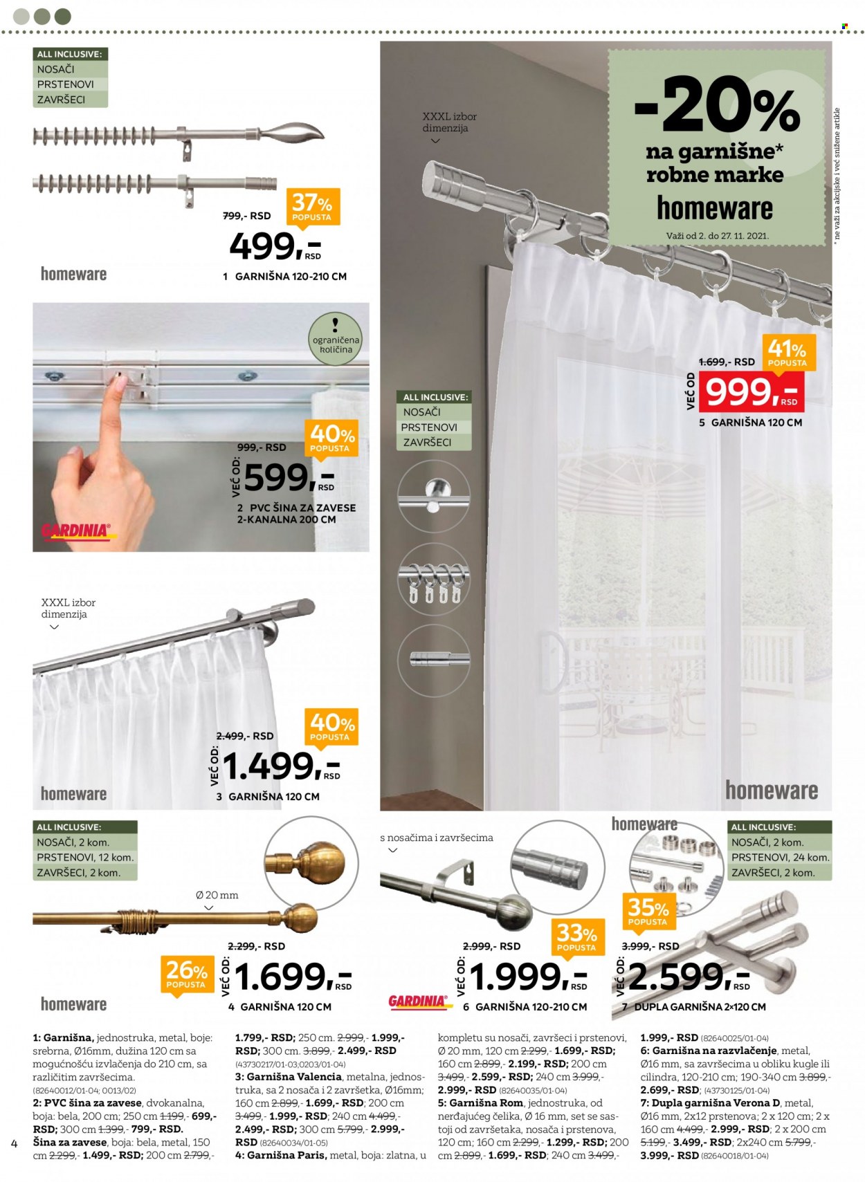 Lesnina XXXL katalog - 02.11.2021 - 30.11.2021. Stranica 4