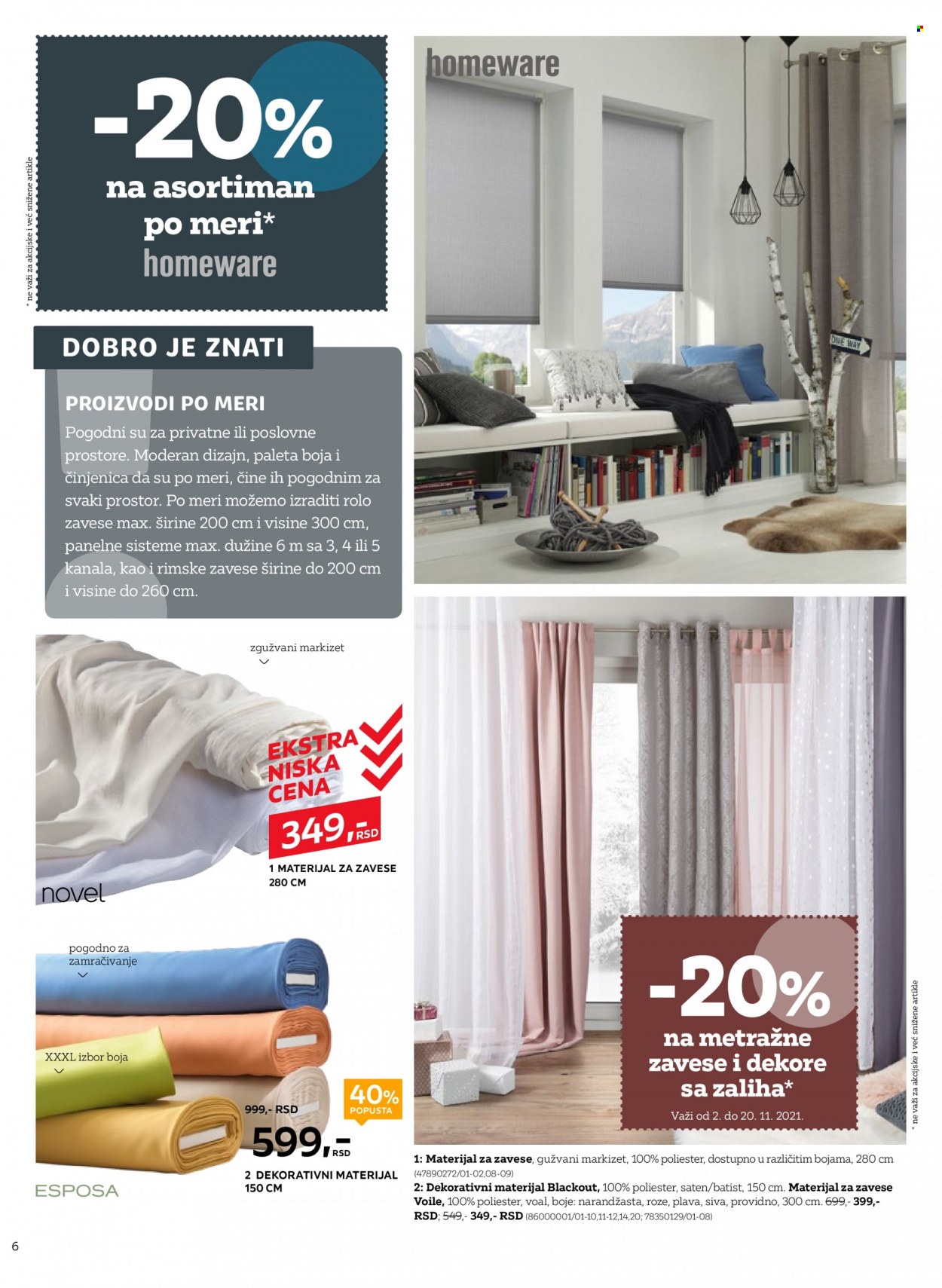 Lesnina XXXL katalog - 02.11.2021 - 30.11.2021. Stranica 6