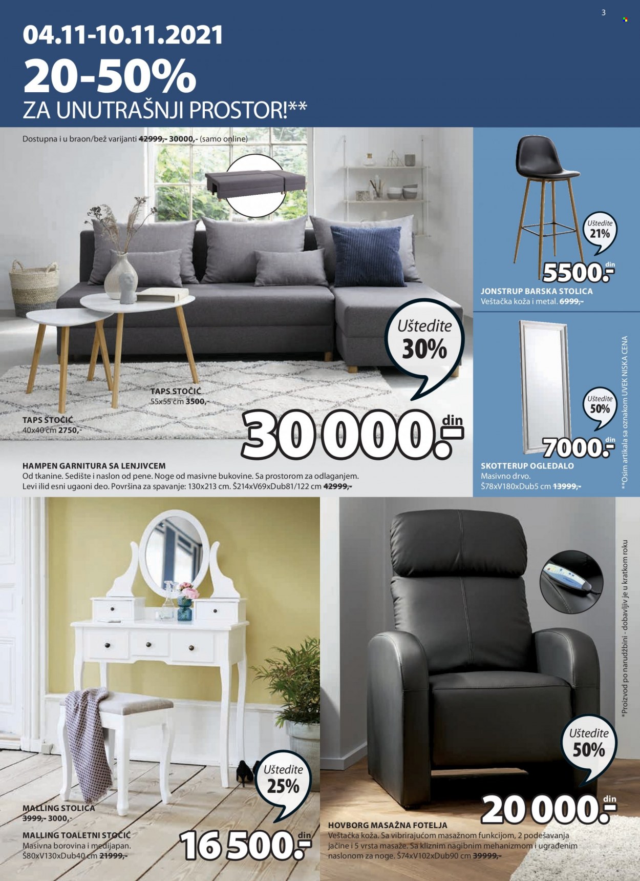 JYSK katalog - 04.11.2021 - 17.11.2021. Stranica 3