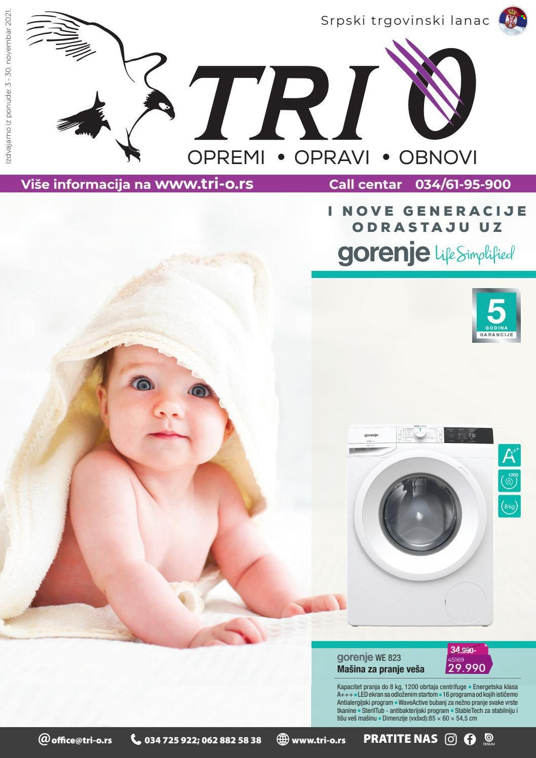 Tri O katalog - 03.11.2021 - 30.11.2021. Stranica 1