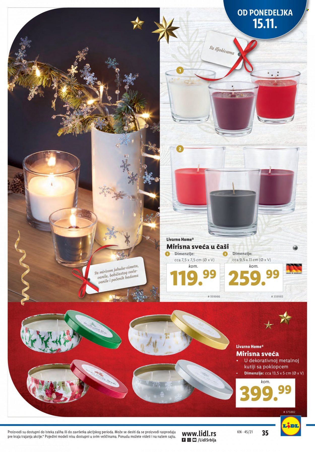 Lidl katalog - 11.11.2021 - 17.11.2021. Stranica 35