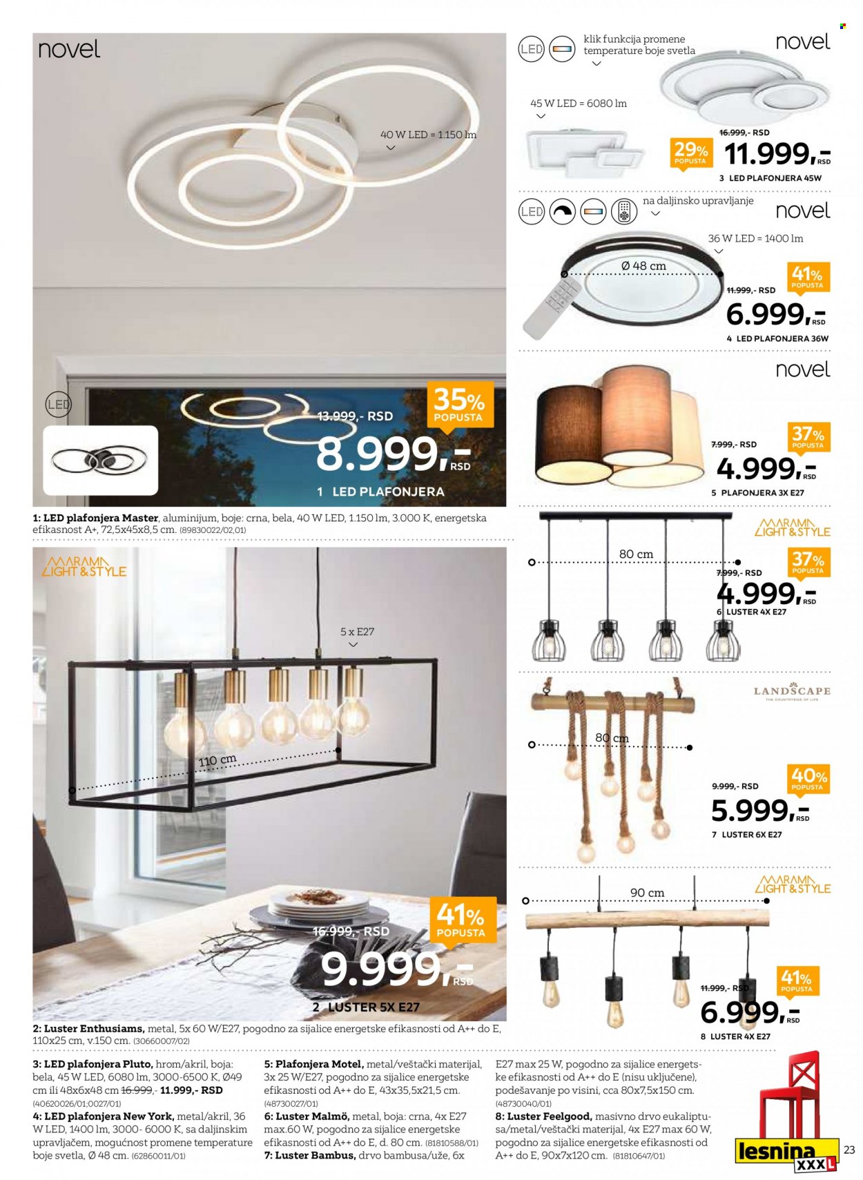 Lesnina XXXL katalog - 08.11.2021 - 28.11.2021. Stranica 23