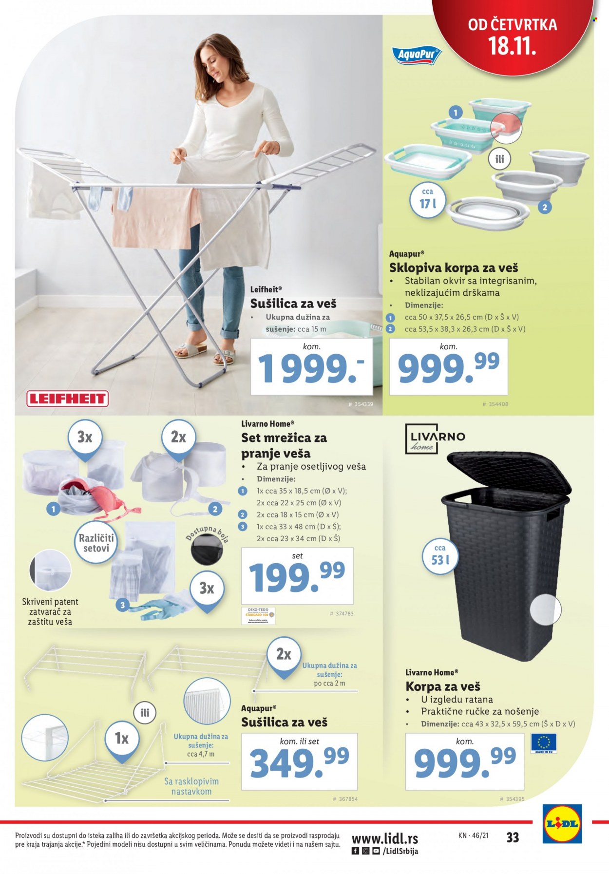 Lidl katalog - 18.11.2021 - 24.11.2021. Stranica 33