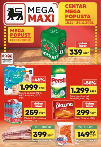 Mega Maxi katalog - 18.11.2021 - 24.11.2021.
