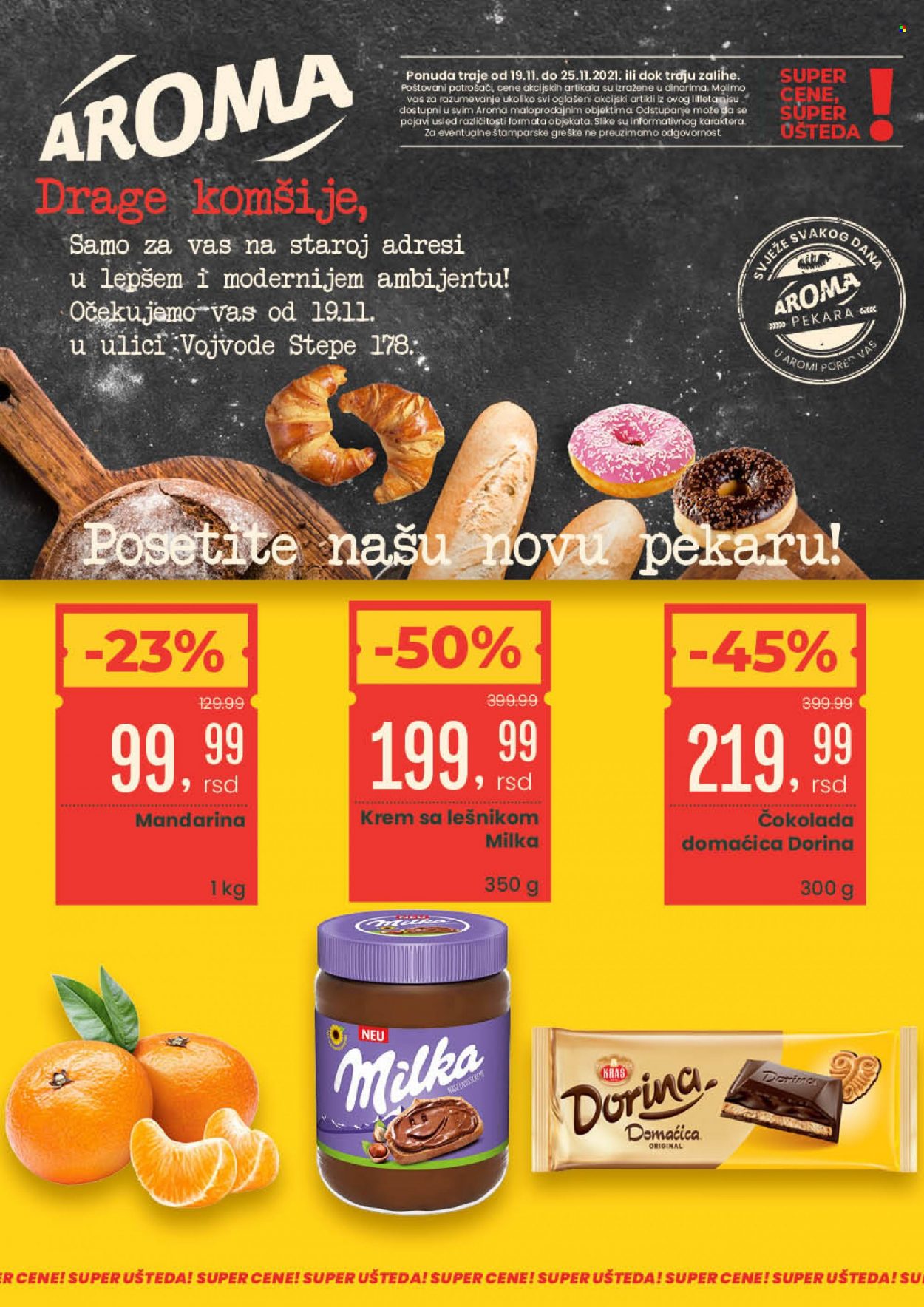 Aroma Market katalog - 19.11.2021 - 25.11.2021. Stranica 1