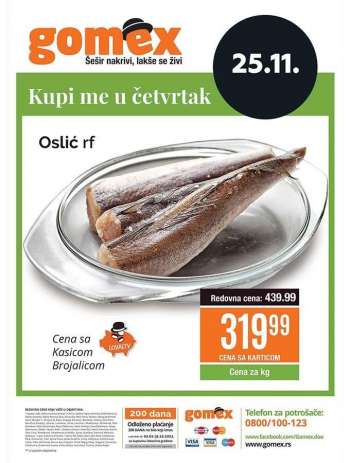 Gomex katalog - 25.11.2021 - 25.11.2021.
