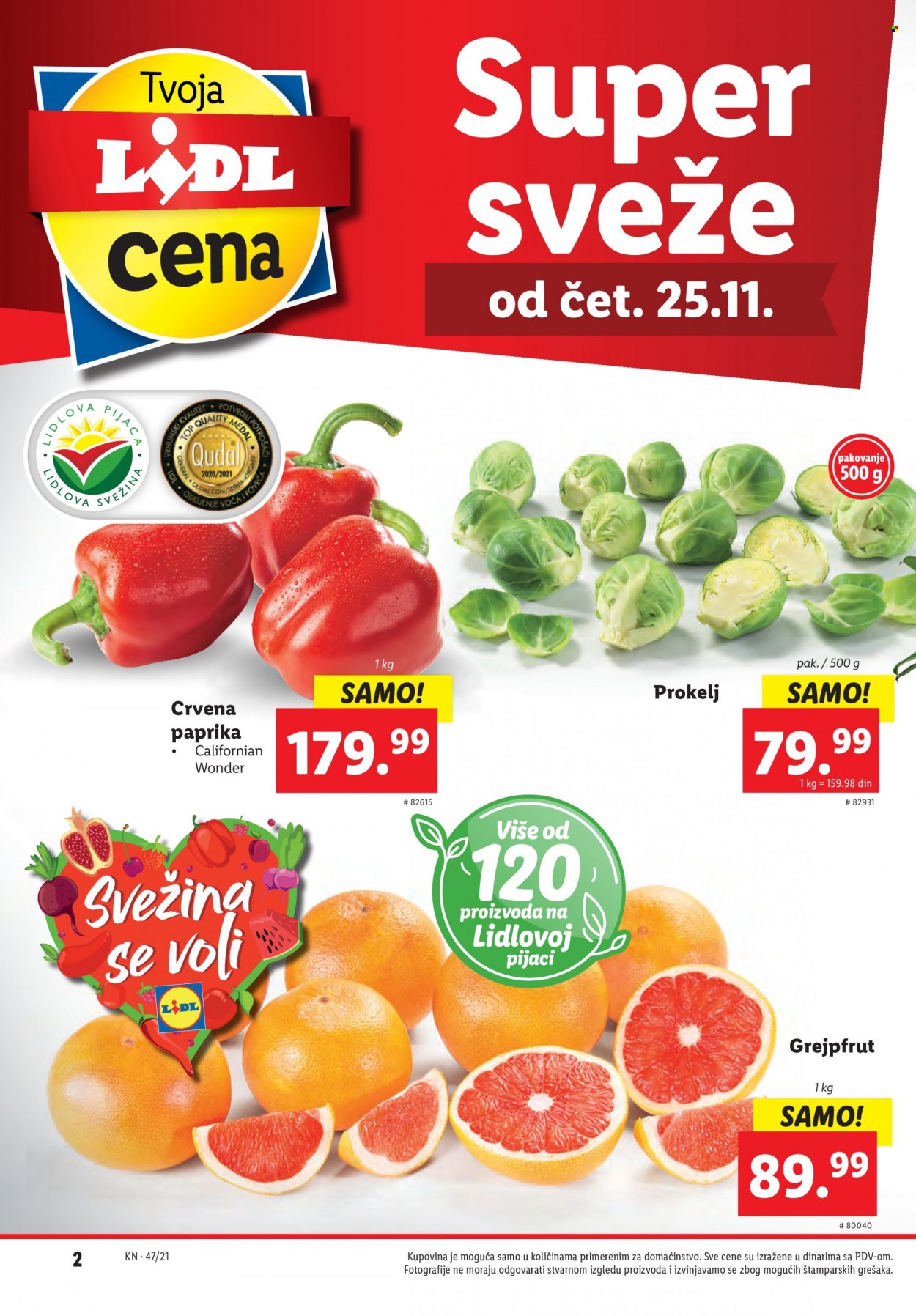 Lidl katalog - 25.11.2021 - 01.12.2021. Stranica 2