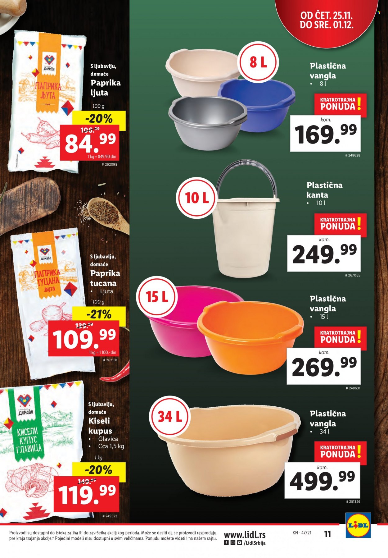 Lidl katalog - 25.11.2021 - 01.12.2021. Stranica 11